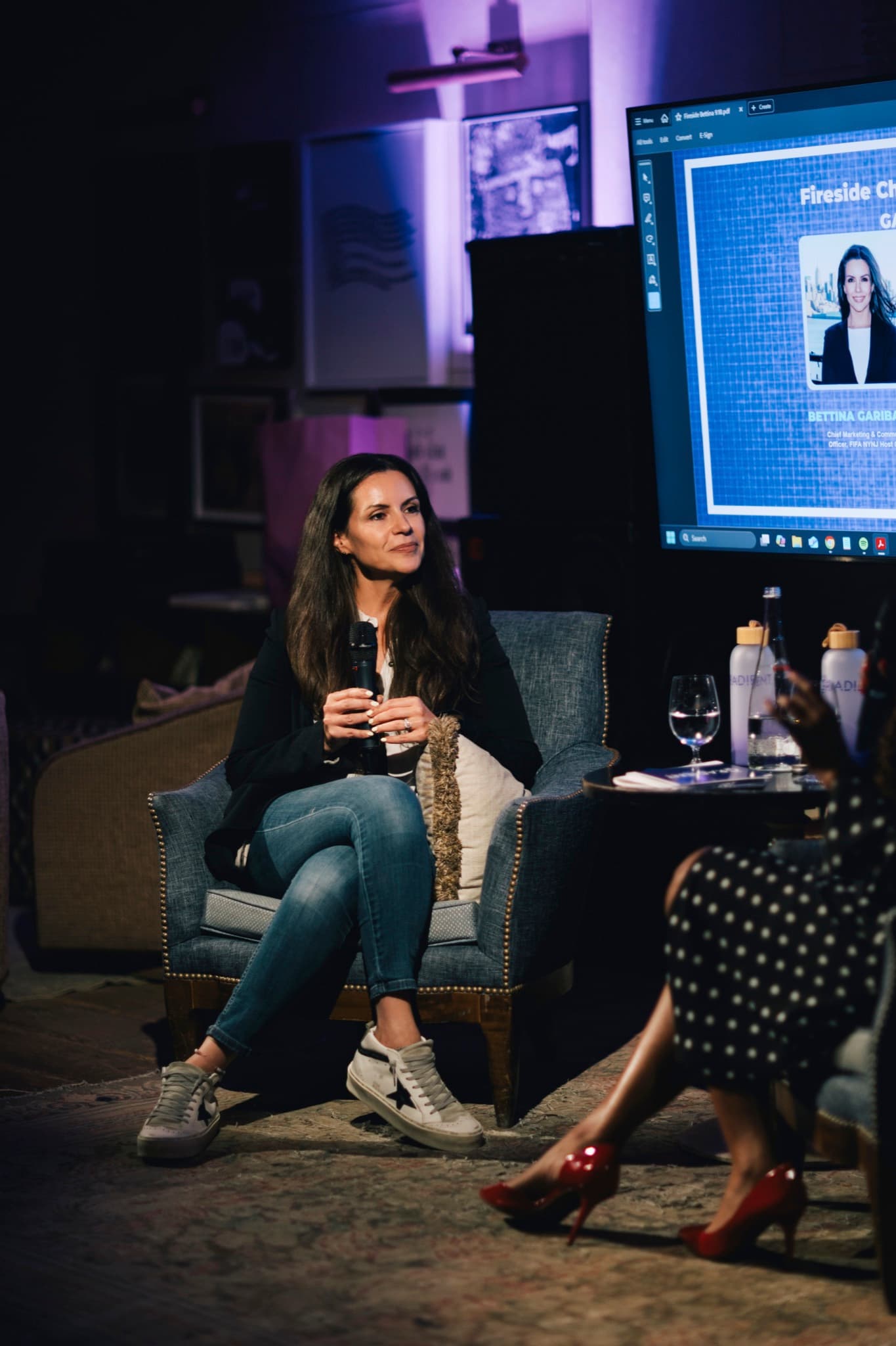 Speaker at a Gradient career development event