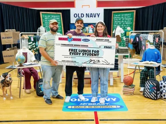 OLD NAVY MAKES MRBEAST THE CENTER OF ITS CREATOR BET